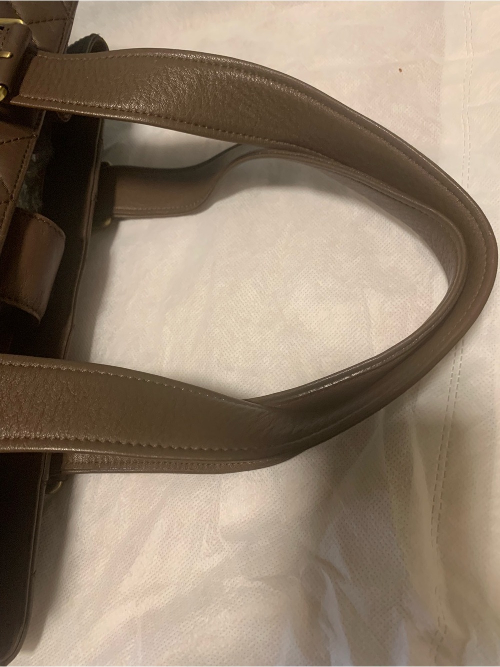 MCM Quilted Brown Leather Shoulder Bag Limited Edition - Picture 9 of 16